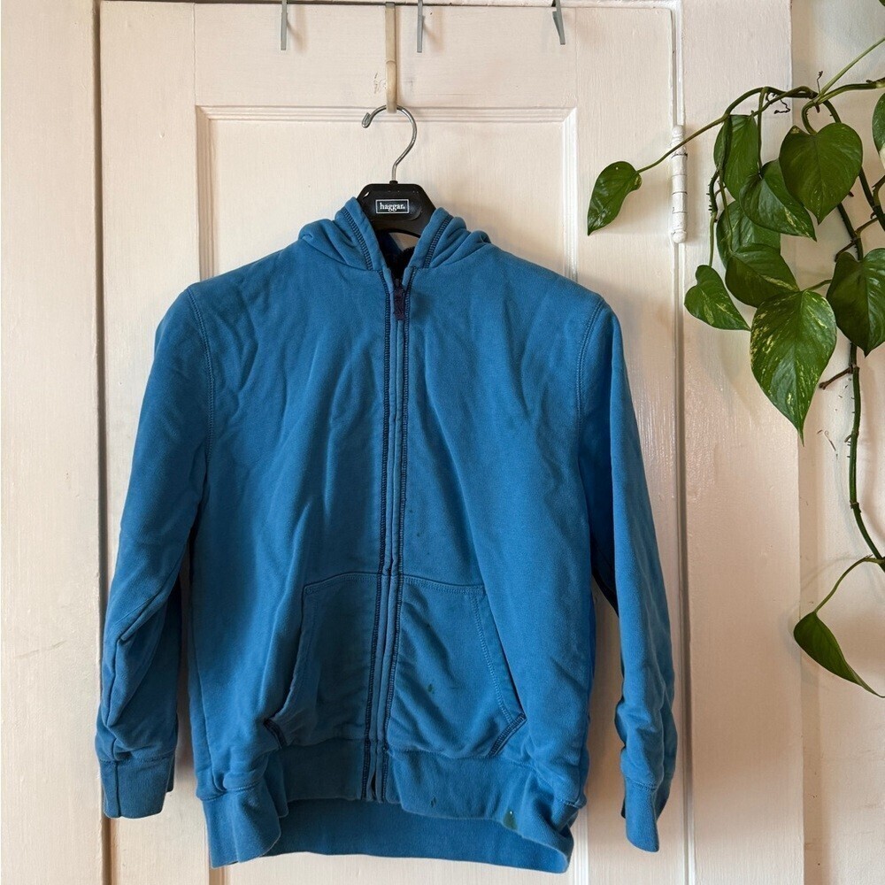 L.L. Bean l size 14-16 Blue Zip-Up Hoodie